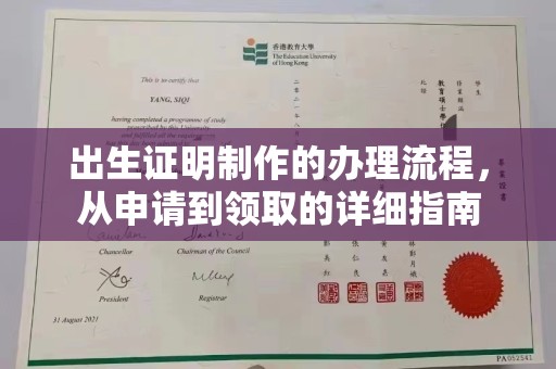 盐池出生证明制作的办理流程，从申请到领取的详细指南